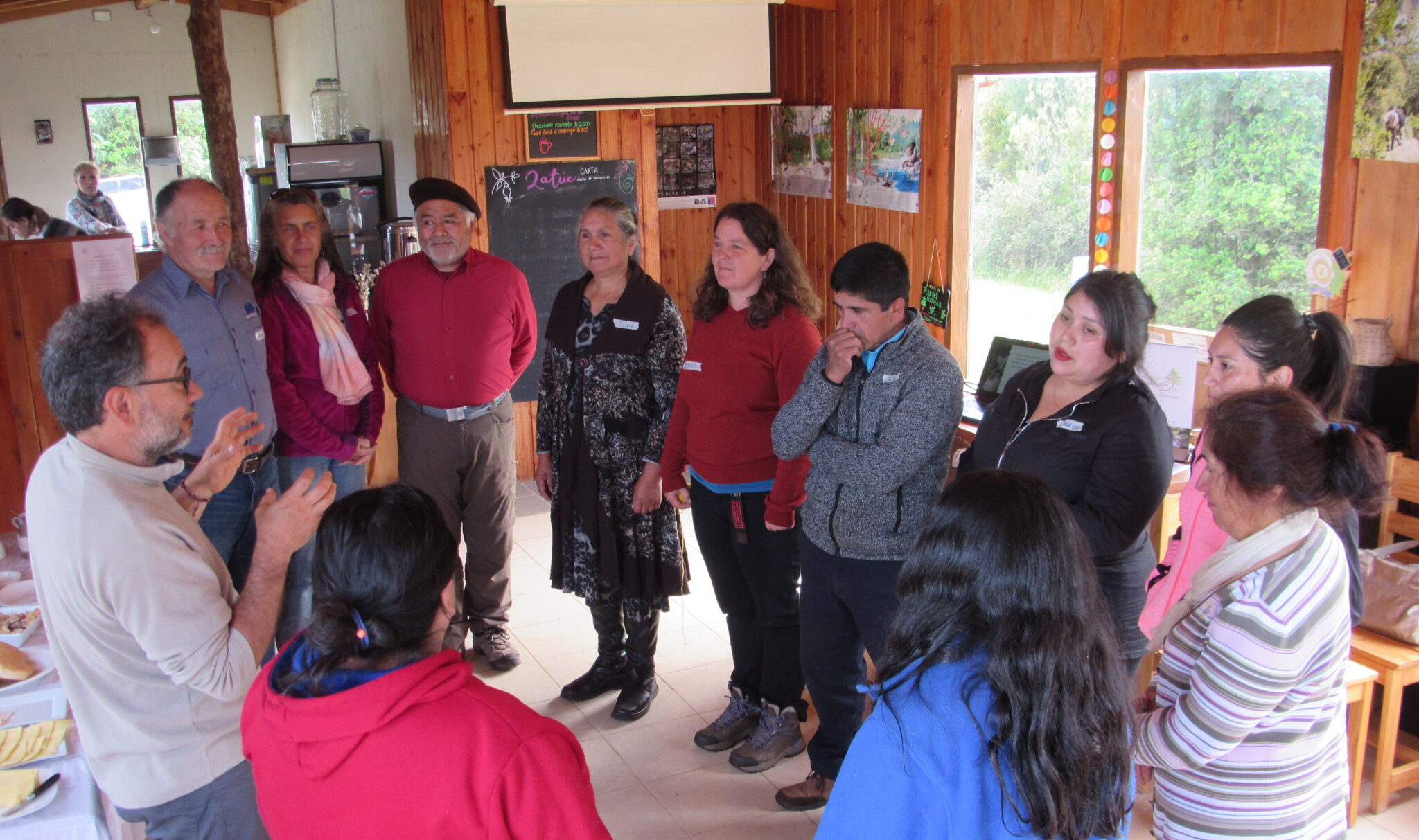 Facilitación en equipo en Pilolcura, Valdivia